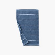 Serviette invité coton Hypnotic indigo - Couleur bleu - 40 x 60 cm