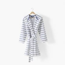 Peignoir femme à capuche coton Hypnotic blanc - Couleur blanc - Taille L