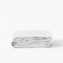 Drap housse percale de coton Neo blanc - Couleur blanc - 80 x 200 x 30 cm
