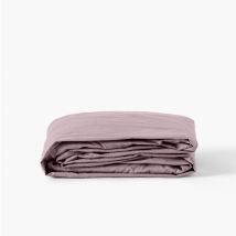 Drap housse percale de coton Neo poudre - Couleur rose - 140 x 190 x 30 cm