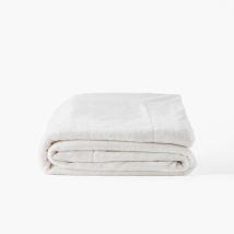 Plaid polaire Oslo ivoire - Couleur blanc - 200 x 1400 cm