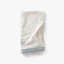 Serviette de toilette coton bio Dandine ivoire - Couleur blanc - 50 x 90 cm
