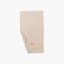 Serviette de toilette coton Escapade - Couleur beige - 50 x 90 cm