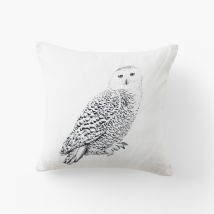 Housse de coussin coton Harfang - Couleur blanc - 40 x 40 cm