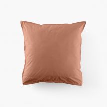 Taie d'oreiller carrée coton Neo tomette - Couleur rouge - 64 x 64 cm