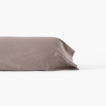 Taie de traversin satin de coton Aura - Couleur beige - 45 x 220 cm