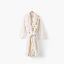 Robe de chambre polaire femme Romy ivoire - Couleur beige - Taille S