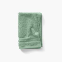 Serviette invité coton Lola II sauge - Couleur vert - 40 x 60 cm