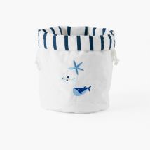 Panier nomade matelassé Ô Douce - Couleur blanc - 22 x 26 cm