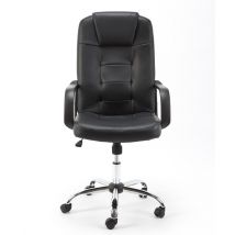 Poltrona da ufficio presidenziale ergonomica in ecopelle modello Luxor