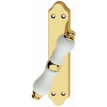 1pz cremonese "dalia"gratz c/perni olv porcellana bianca cod:ferx.14682