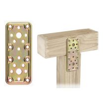 25pz piastra dirittaacciaio tropicalizzato art. 770 mm.50x160 cod:ferx.15172