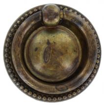 25pz maniglia antichizzata art.12212 mm.40 ottone antico cod:ferx.20467