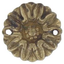 50pz borchia ottone art.45230.023 ottone antico cod:ferx.26505