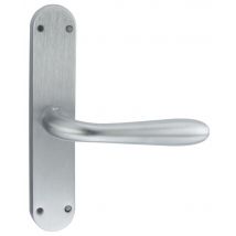 2pz cremonese goccia impugnatura maniglia con fori.finitura cromo satinato cod:ferx.27567