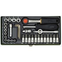 1pz proxxon 23080 chiavi a bussola 1/4 36 pz cod:ferx.30305