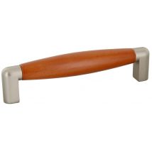 25pz maniglia art.4090 ciliegio nichel satinato mm.128(a) cod:ferx.33572