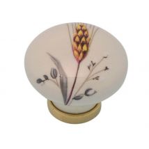 25pz pomolo porcellana tondo c/base f/ 4 mm.31 cod:ferx.37634