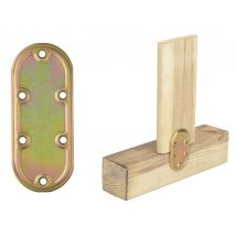 25pz piastra dirittaacciaio tropicalizzato art. 970 mm. 50x160 cod:ferx.3956