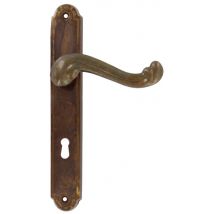 4pz maniglia ottone bronzato barocco quadro 8/70 cod:ferx.4725