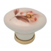 25pz pomolo porcellana ovale c/base f/13 35x25 cod:ferx.5028