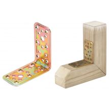 50pz piastra angolare in acciaio tropicalizzato art. 746 mm.40x 60x60 cod:ferx.56085