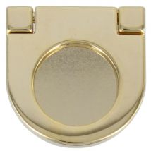 25pz maniglia incasso art.e3262 mm.36x36 oro luc. cod:ferx.56104