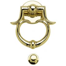 1pz battente barocco ottone lucido verniciato cod:ferx.8194