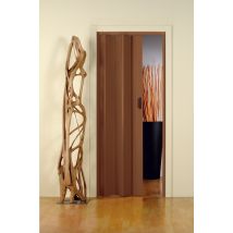 1pz porta a soffietto con maniglia cm 83x214 colore noce cod:ferx.82845