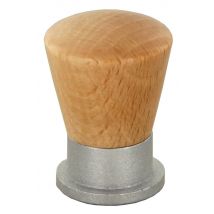 25pz pomolo conico legno/ottone 745a mm.19 frassino cod:ferx.8674