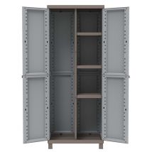 1pz armadio terry crattan 2ante 3 ripiani 68x39x170h con vano porta scope 3680 cod:ferx.91958