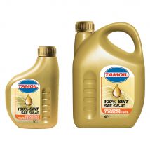 12pz olio motore per autovetture 'tamoil 100% sint' 5w40 - lt. 1 cod:ferx.6060506nlm