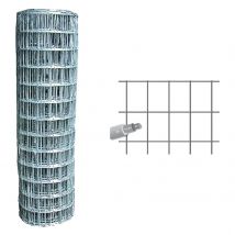 1rotolo rete elettrosaldata zincata cm 100 - f. 1,7 cod:ferx.107090nlm