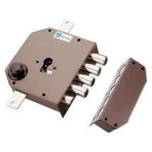 1pz serratura da applicare triplice per cilindro europ dx e 63 - mm 132 x 14 cod:ferx.3014540nlm