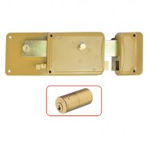 2pz serratura ferroglietto 'p65 cf' 6 mandate - e60 dx cod:ferx.3019942nlm