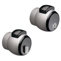 1pz pomolo premi/apri 'nova n.13' verniciato nero/pulsante nero cod:ferx.3020152nlm