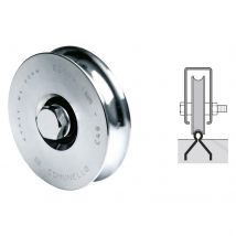 10pz ruota per cancelli gola a 'u' 㸠80 1 cuscinetto 310 cod:ferx.315174nlm