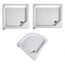 1pz piatto doccia rettangolare cm 80 x 100 - h 12,5 cod:ferx.2070190nlm