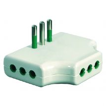 5pz adattatore triplo piatto 82250 cod:ferx.807388nlm