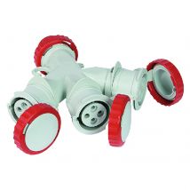 1pz adattatore industriale triplo 73140 cod:ferx.807074nlm