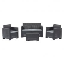 1cf set da giardino polipropilene 'nebraska ii' antracite cod:ferx.6129562nlm