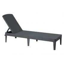 1pz lettino in polipropilene 'jaipur' colore graphite cod:ferx.6131860nlm