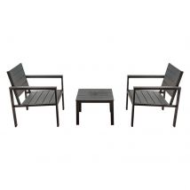 1cf set giardino effetto polywood 'orosei' colore nero cod:ferx.6129993nlm