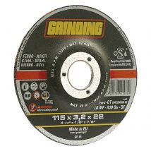 50pz mola abrasiva per ferro ã¸ 115 x 3,2 codice 501066 cod:ferx.501066nlm