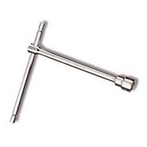 1pz chiavi a "t" semplici esagonali cromate art.950 - mm.19 cod:ferx.fer47579