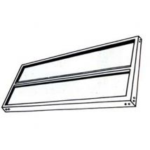 5pz ripiani unificati per gancio o bullone - cm.60x40 cod:ferx.fer29575