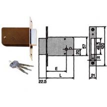 1pz serratura da infilare 1500k - mm.70 (15010070) cod:ferx.fer351461