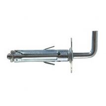 100pz tassello in acciaio con gancio medio "sbs" - sbs 8/2 ø mm.8x40 gancio mm.12 cod:ferx.fer81993