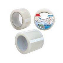 6pz nastro adesivo in polietilene trasparente uso esterno - mm.50 x 30 mt. cod:ferx.fer38232