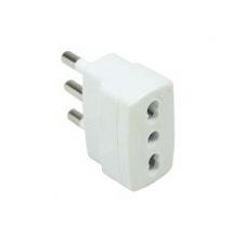 20pz adattatore riduzione 2p+t bianca - spina 16a e presa 10/16a bianca cod:ferx.fer109192